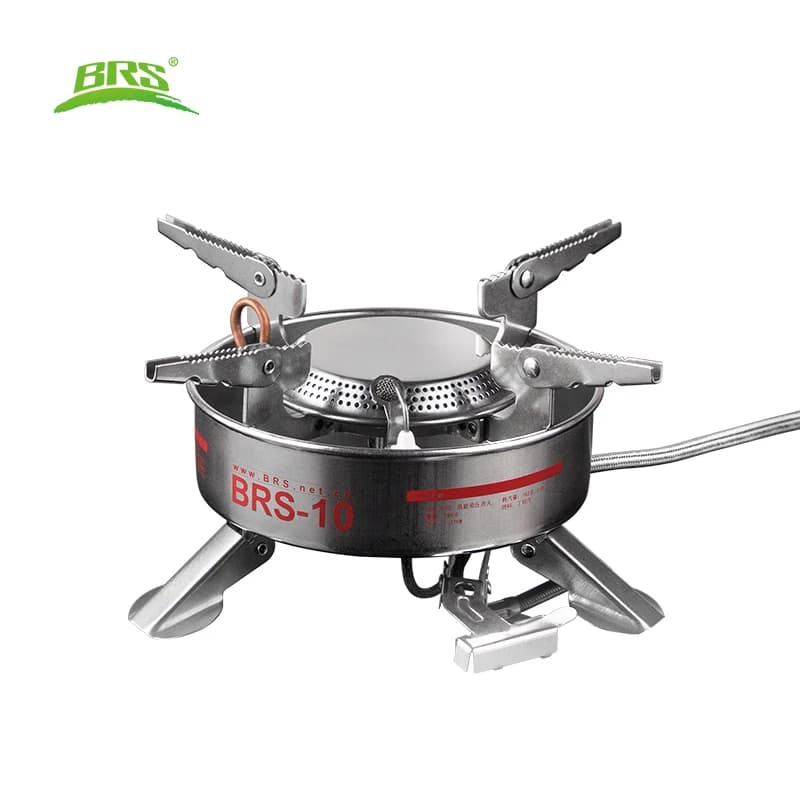 BRS poêle d'extérieur BRS-10 poêle à feu fort Camping coupe-vent cuisinière à gaz Portable cuisinièr
