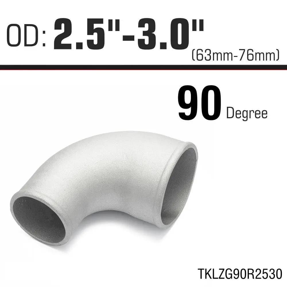 HUB Sports – tuyau coudé réducteur à 90 degrés en aluminium moulé Turbo, universel pour turbocompres