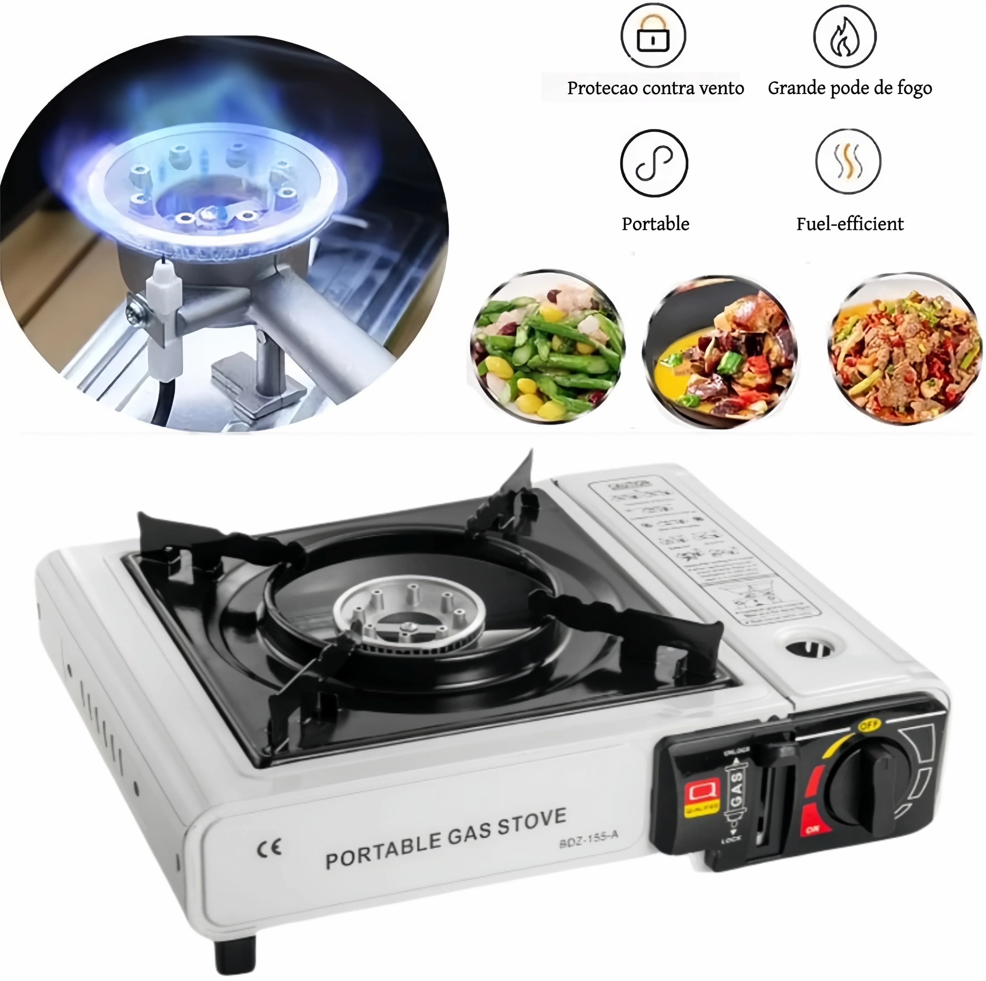 Poêle portable, poêle à air ouvert, poêle à cartouche pratique, idéal pour les réunions de famille e