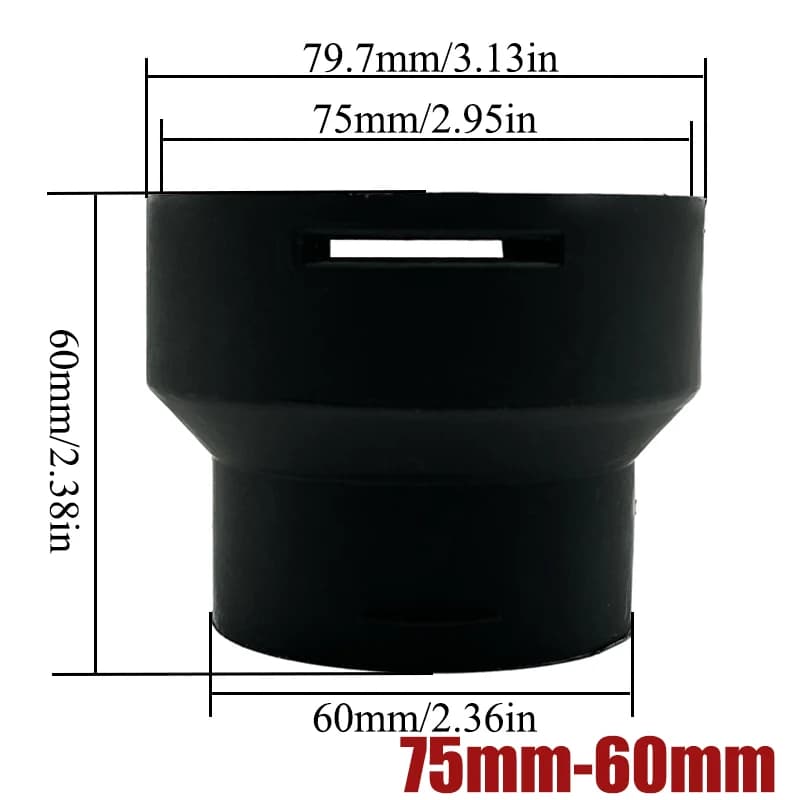 Réchauffeur d'air Diesel 75mm de diamètre 0.8/1/2/3M de longueur, connecteur de jonction d'échappeme