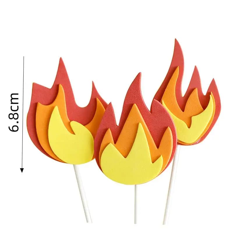 Décoration de gâteau thème héros pompier, échelle de feu, camion, ornements de gâteau de 1er anniver