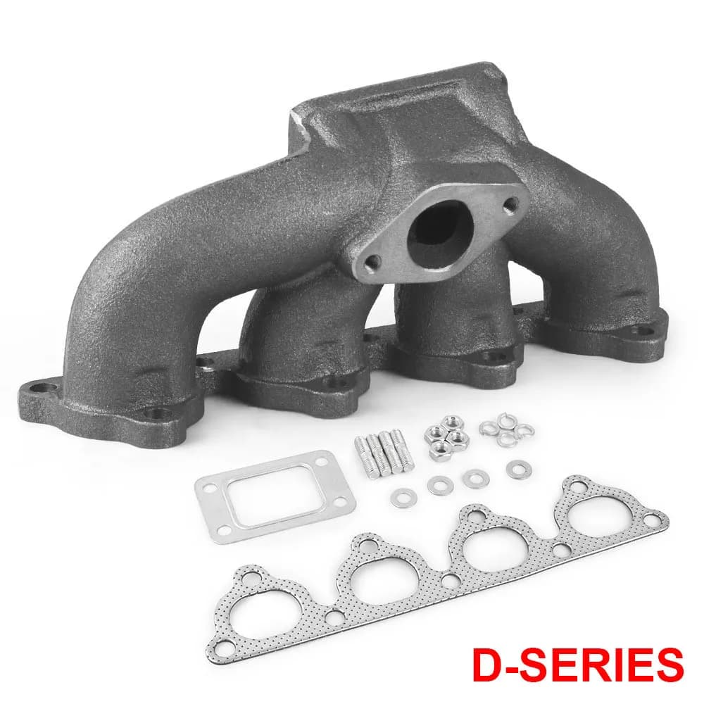 Collecteur d'échappement Turbo en fonte pour Honda Civic, automobile, 88-00, D15, D16, T3, T4