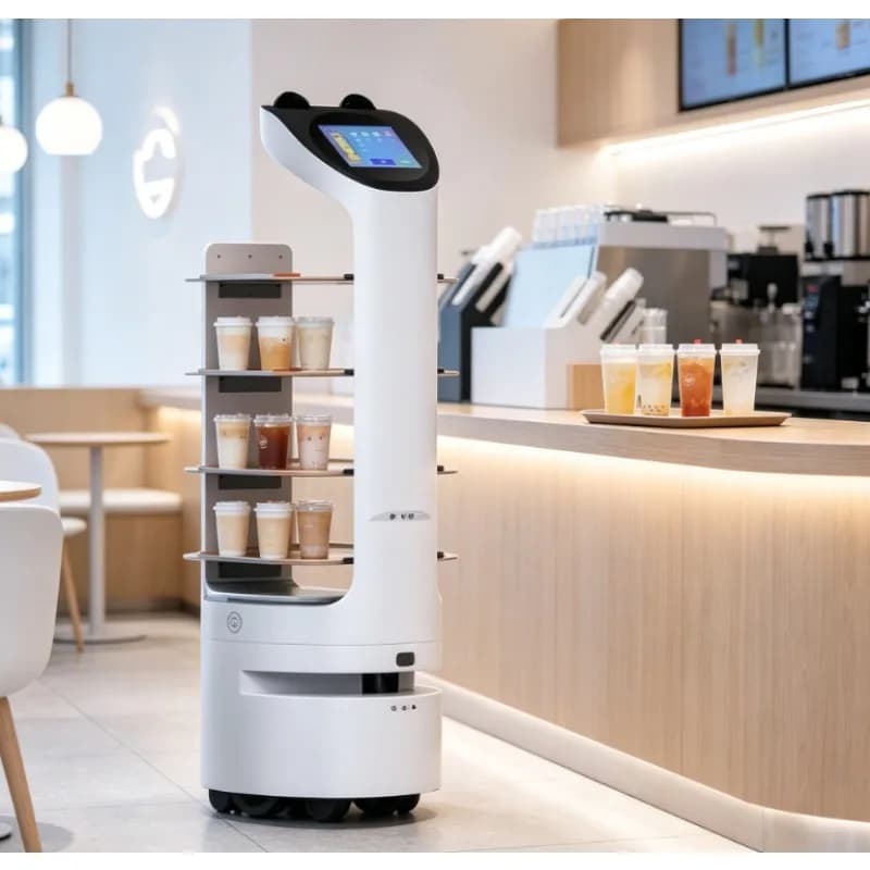 Robot de livraison autonome pour restaurants, véhicule intelligent de transport sans conducteur pour