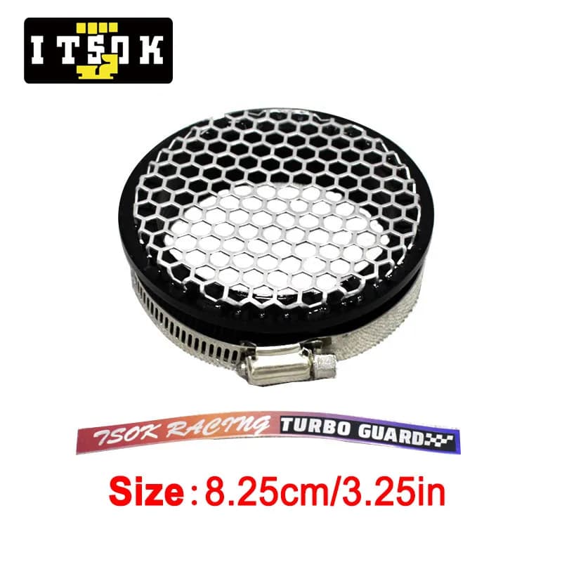 76mm 3 pouces 102mm 4 pouces prise d'air Turbo protecteur écran d'air insérer entrée universelle Tur