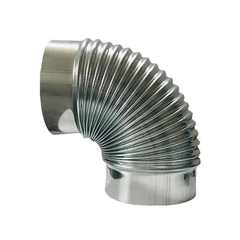 Coude d'extension conduit en acier inoxydable 652F, Installation facile, coude ventilation, installa