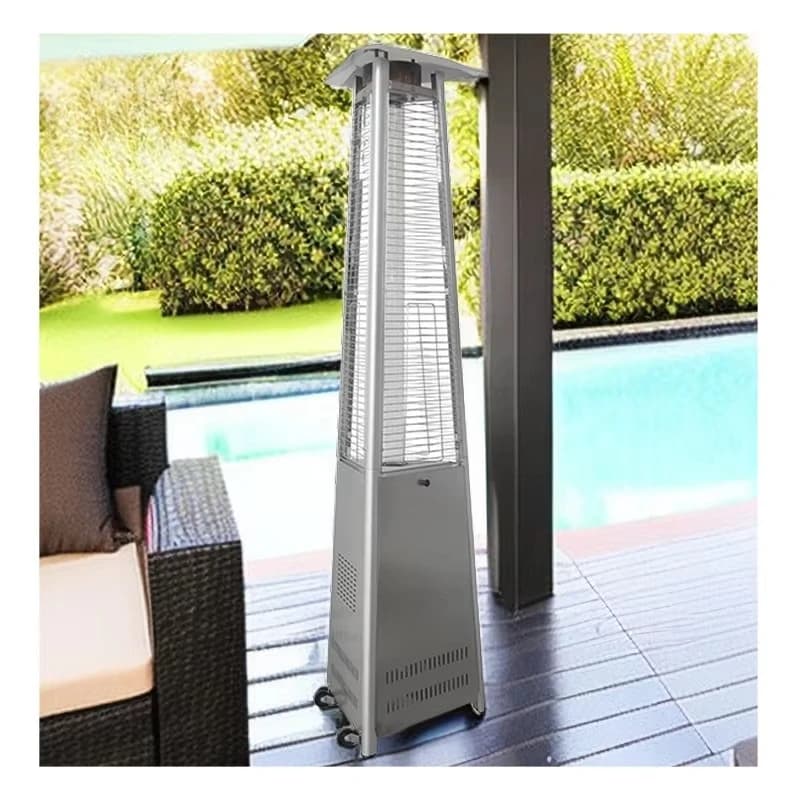 Chauffage de terrasse extérieur à gaz de haute qualité, chauffage de terrasse vertical extérieur