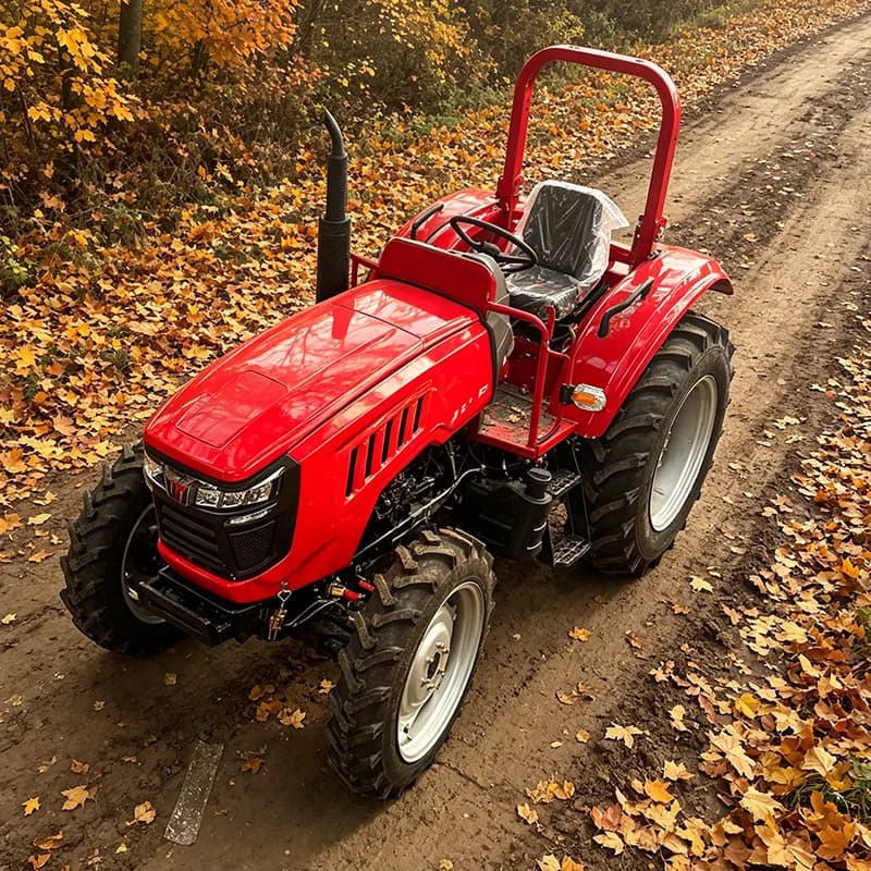 Tracteur agricole multifonctionnel personnalisé, cultivateur rotatif amélioré à quatre roues de 60 C