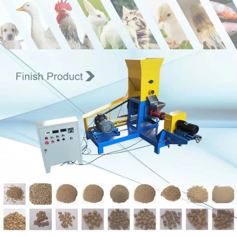 Machine extrudeuse de granulés d'aliments pour animaux de compagnie, machine multifonctionnelle pour