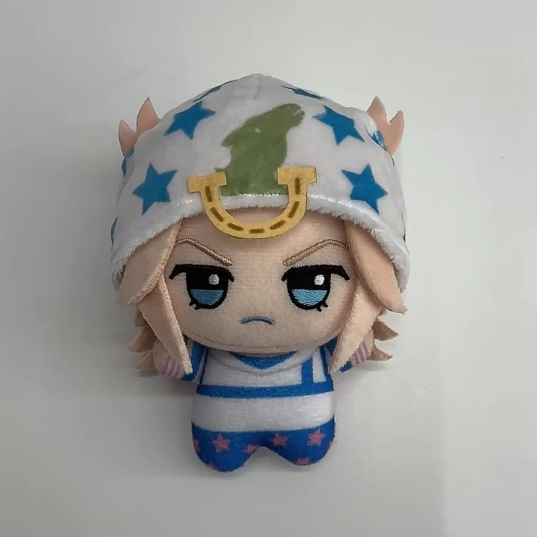 Peluche JoJo's Bizarre Adventure Johnny Joestar Gyro Zeppeli, figurine en coton doux et mignonne, jo