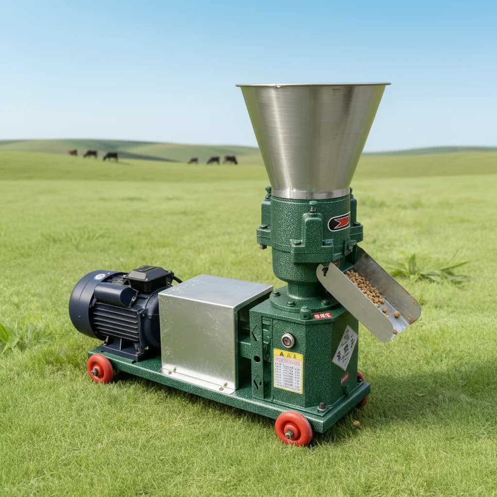 Petite machine de fabrication de granulés pour volailles, poulets, poissons, porcs, chèvres, bovins,