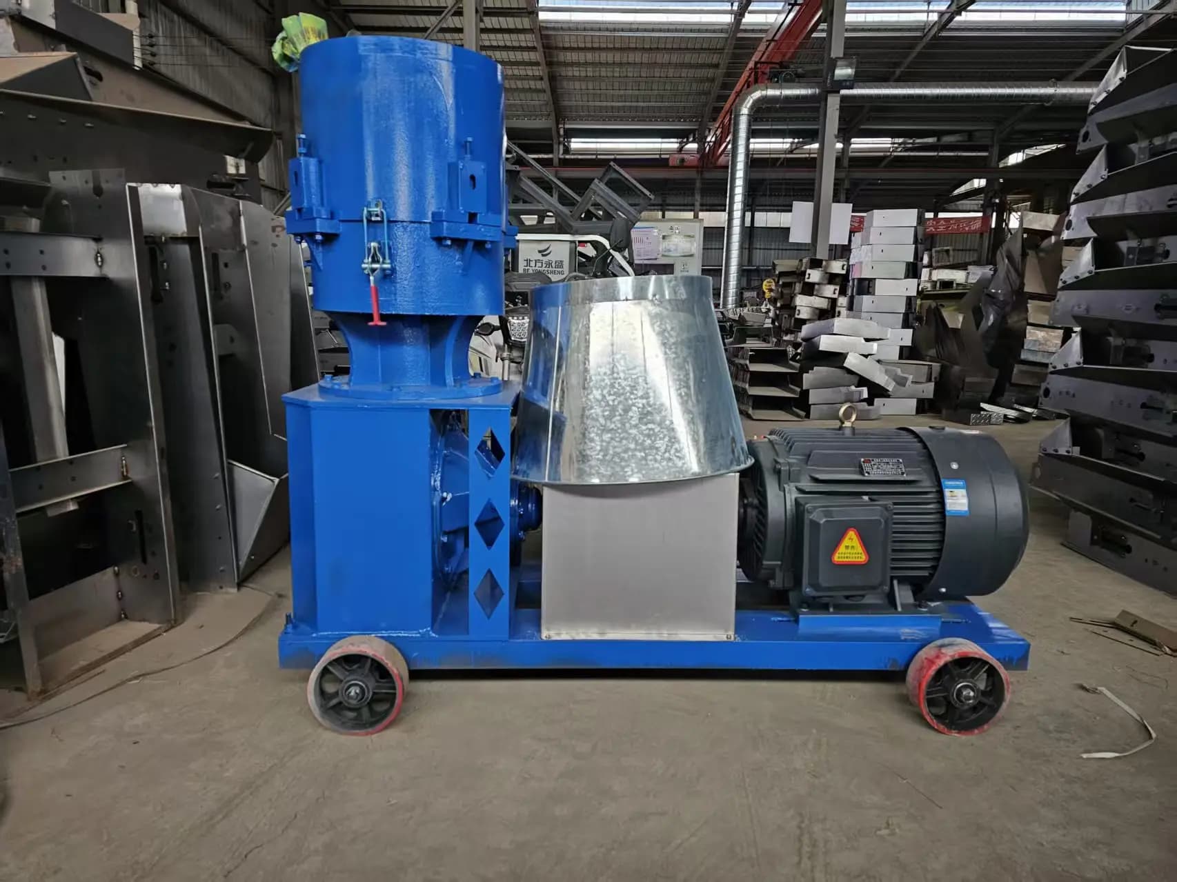 Machine à granulés électrique à grande échelle ; Production d'aliments pour grandes fermes et fermes