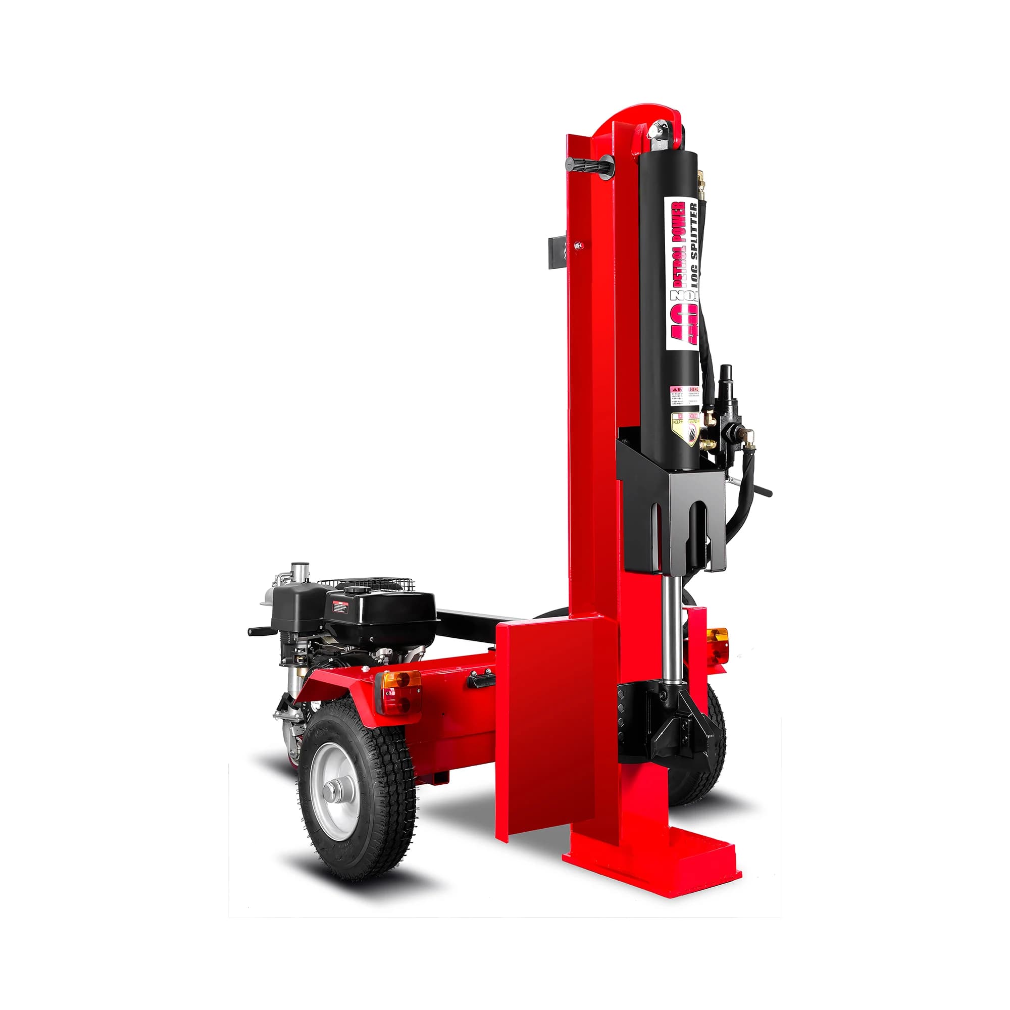 Fendeuse de bois personnalisée 15 CV 40 tonnes Séparateur de bûches hydraulique Processeur de bois d