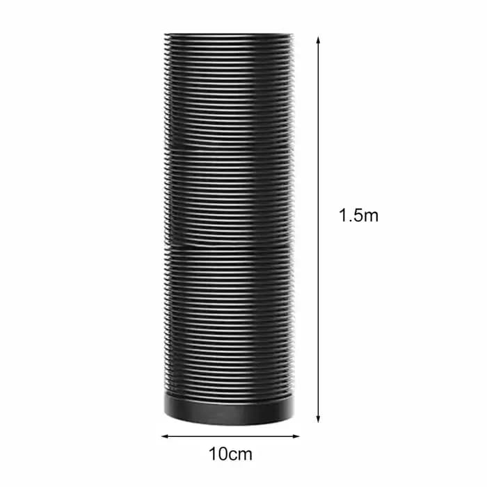 4 tuyaux de ventilation en aluminium : conduits CVC résistants aux fuites pour un usage polyvalent ventilateur d'air