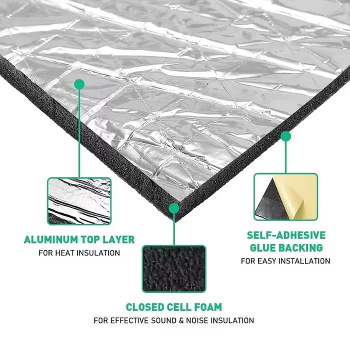 Tapis d'isolation thermique et phonique ignifuge