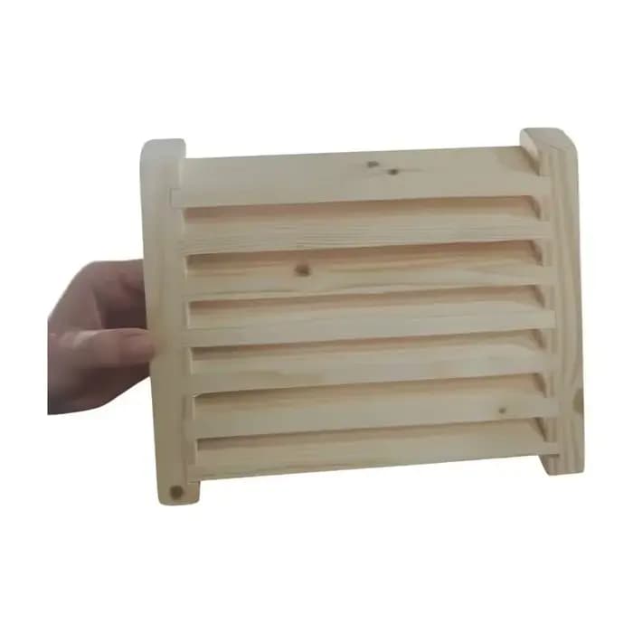 Grille de ventilation, stores de ventilation en bois