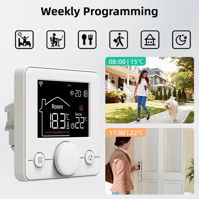 EZAIOT tuya maison intelligente thermostat eau électrique chauffage au sol chaudière à gaz WiFi température télécommande avec google alexa