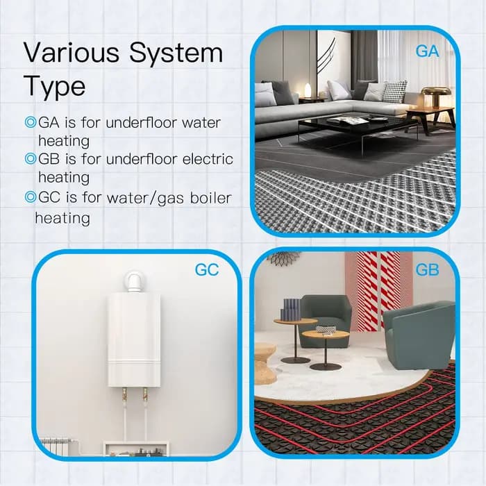 Thermostat intelligent MOES WiFi/ZigBee pour chaudière à eau/électrique/gaz