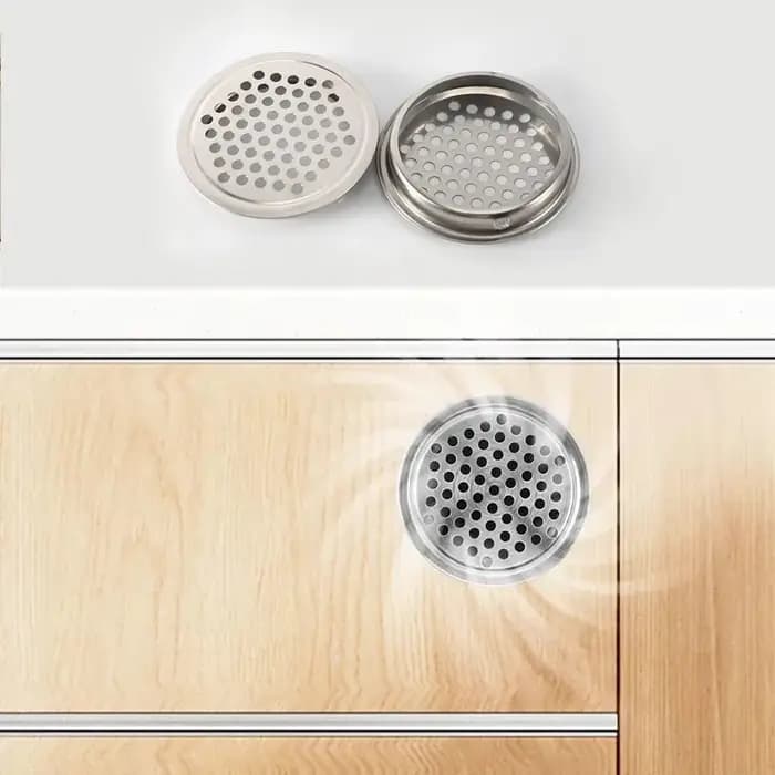 6 pièces de couvercles de ventilation circulaires