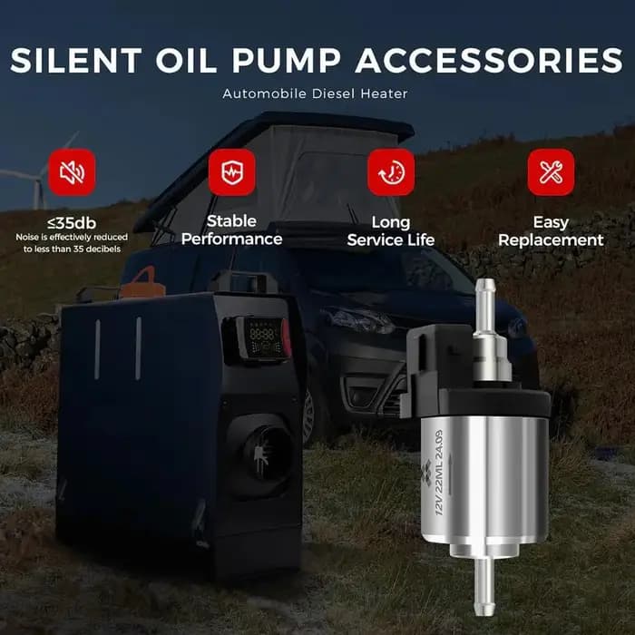 Pompe à carburant pour chauffage d'air de stationnement 12V 22ML