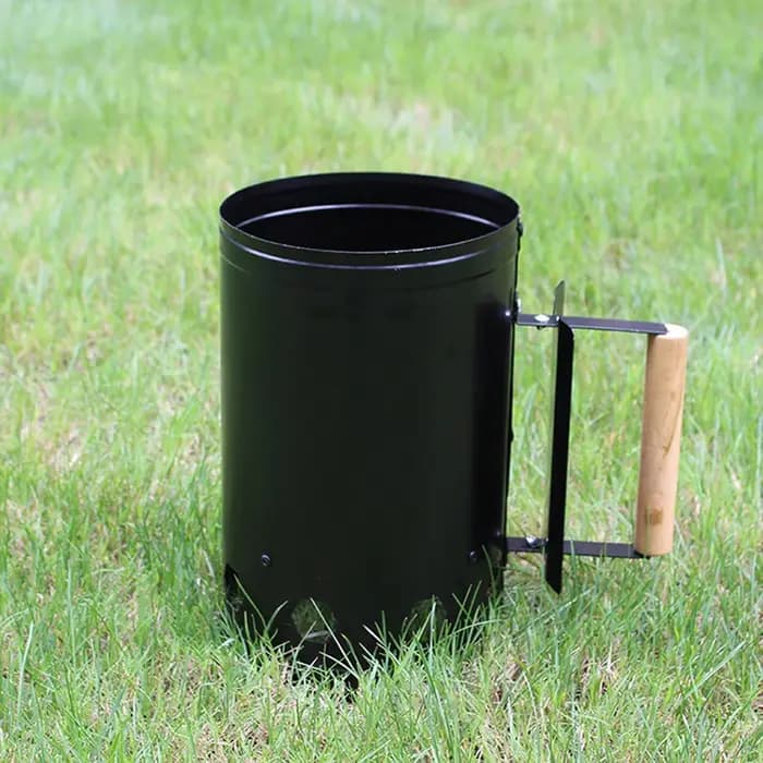Seau de démarrage rapide pour charbon de bois