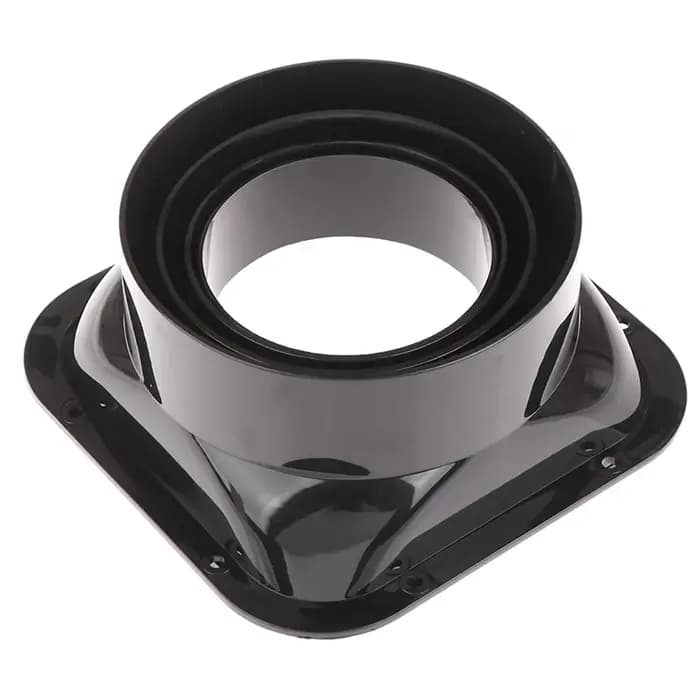 Connecteur de tuyau de ventilateur de conduit à bride longue de 100 à 150mm