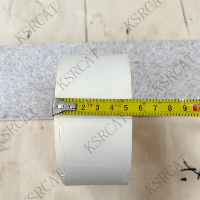 Convertisseur catalytique universel rond à trois voies Euro4 avec noyau interne de 123x55mm et céramique pour Ford