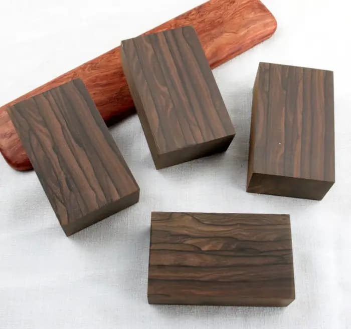 Longueur: 250mm largeur: 40mm épaisseur: 30mm Ziricote Ciricote Cordia Dodecandra bûches de bois bricolage