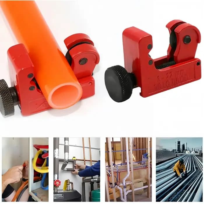 Mini coupe-tube en cuivre réglable 1/8 - 7/8'' (3-22 mm) pour cuivre, métal, plastique, laiton, acier inoxydable fin