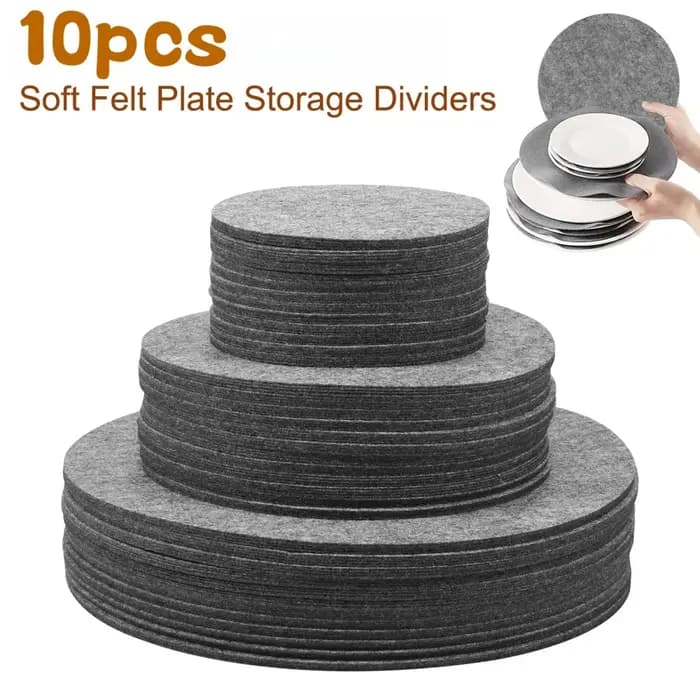 Lot de 10 dessous de plat en feutre antidérapants