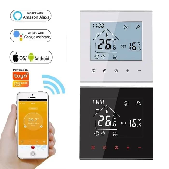 MINCO HEAT M4A Thermostat au sol chaud Tuya WiFi 3A 16A chaudière à gaz électrique/contrôleur de température de chauffage de l'eau 1 PC