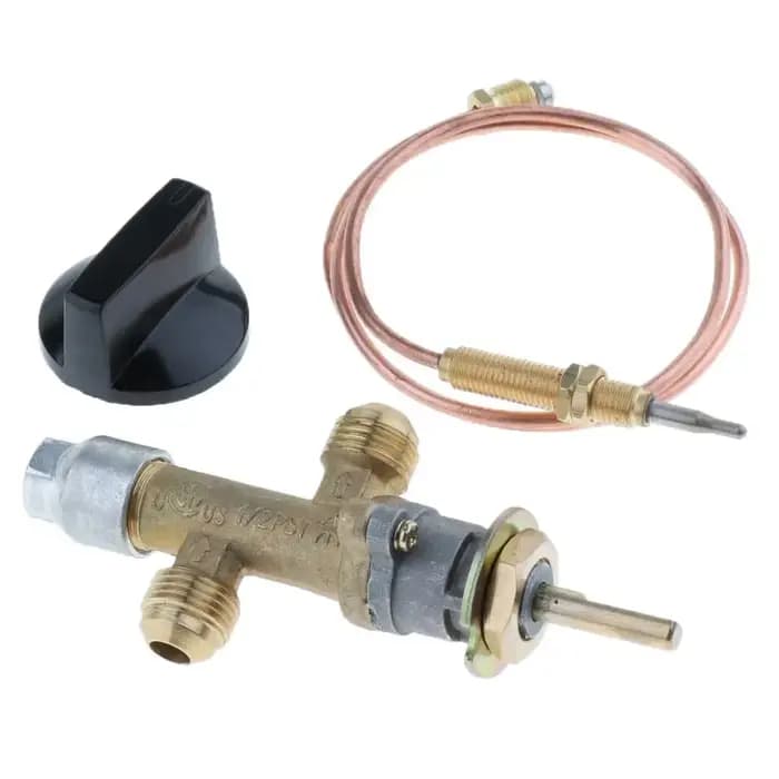 Vanne de commande de chauffage de foyer au gaz propane