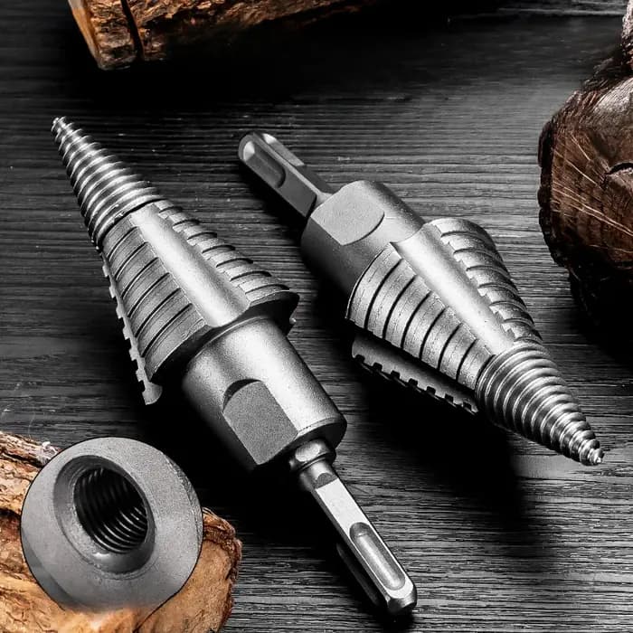 Foret séparateur de bois avec une tige carrée ronde et un tournevis