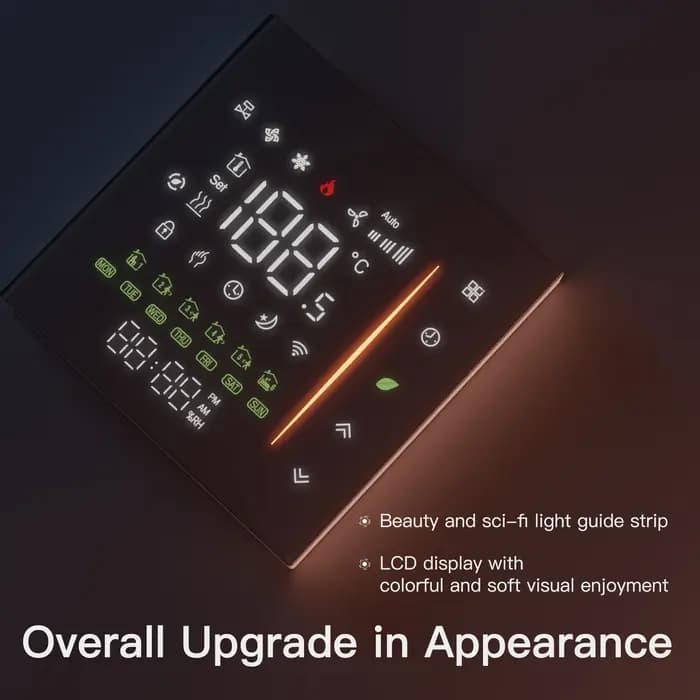 Moes Zigbee Thermostat régulateur de température ambiante de l'eau/chauffage électrique au sol chaudière à gaz humidité Tuya fonctionne avec Alex 5A16A