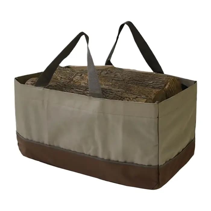 Sac de transport de bois de chauffage robuste-transportateur de bûches de grande capacité avec poignées robustes