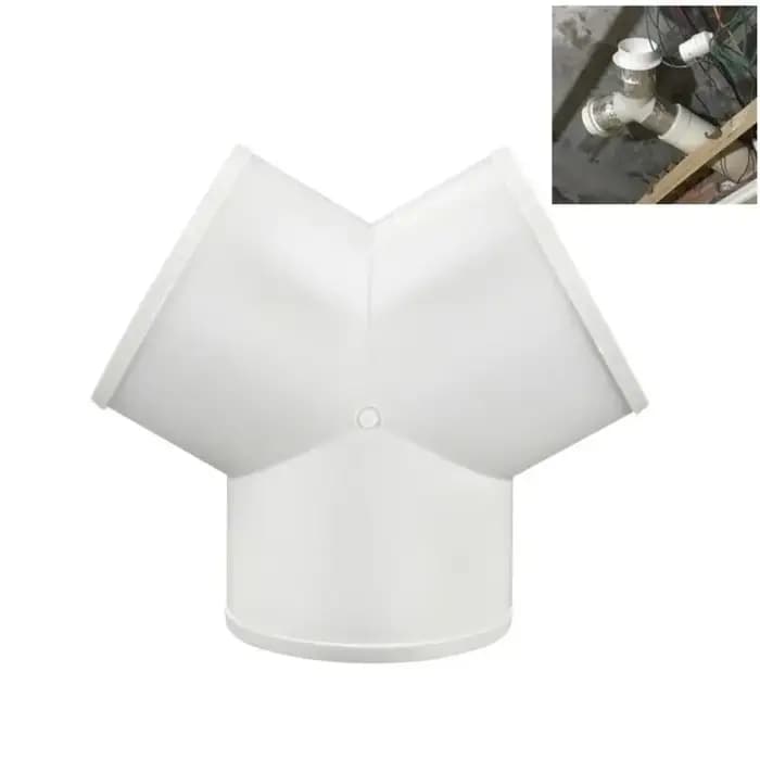 Connecteur de conduit d'échappement en PVC en forme de T/Y