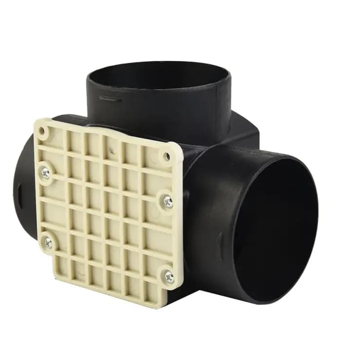 75MM Vavle rabat réglable Air Diesel chauffage conduit de ventilation T branche séparateur tuyau d'échappement connecteur de jonction pour camping-car voiture camion