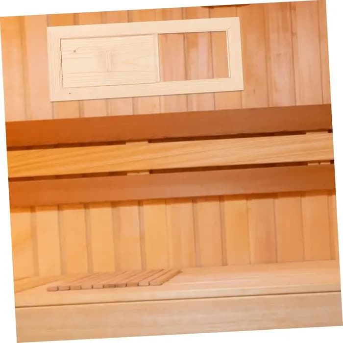 Panneau de Ventilation d'air pour salle de Sauna Hemlock, panneau de Ventilation en bois réglable