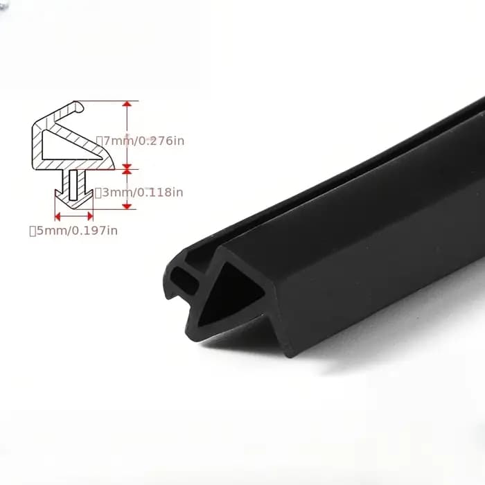 Bandes d'étanchéité de fenêtre en PVC, joints de fenêtre à ouverture intérieure, bandes d'étanchéité