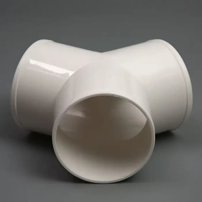 Connecteur de conduit d'échappement en PVC en forme de T/Y