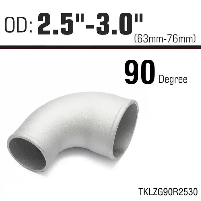 HUB Sports – tuyau coudé réducteur à 90 degrés en aluminium moulé Turbo, universel pour turbocompres