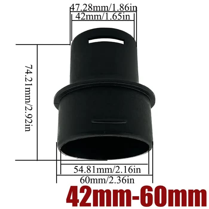 Connecteur de jonction de tuyau de conduit de chauffage de stationnement Diesel 1/2/4/6X 42mm à 60mm