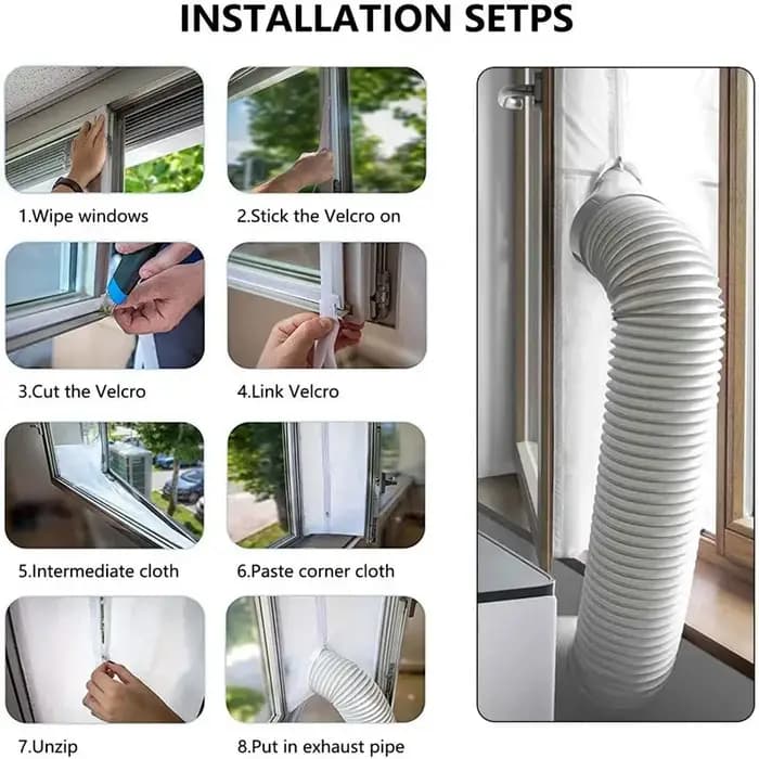 AirLock-Joint de fenêtre pour climatiseur portable