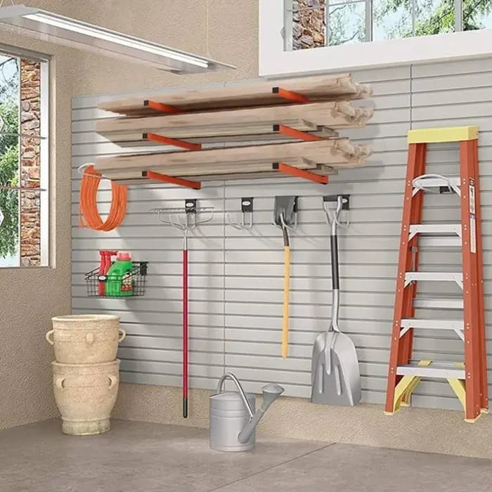 2 supports à bois de chauffage d'intérieur et d'extérieur