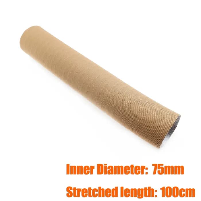 75mm diamètre intérieur 100 / 200 / 300cm longueur étirée conduit d'air tuyau Tube de conduit tuyau