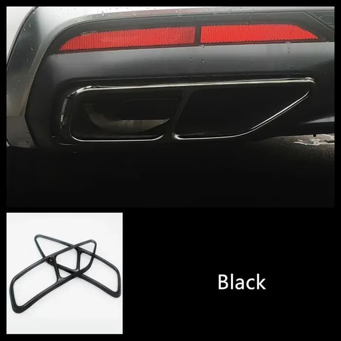 Garniture de couverture modifiée de tuyau de gorge de queue d'acier inoxydable pour Audi A4 B9 A5 20