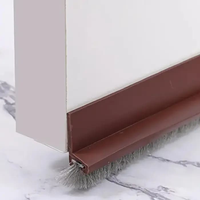 Bouchon anti-poussière pour joint de porte avec brosse, réduit le bruit, bloqueur de brise de balaya
