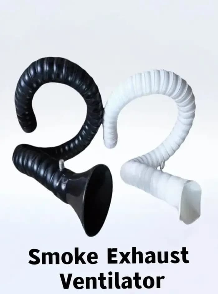 Tuyau de ventilateur d'échappement de fumée Flexible POM de 50mm 75mm pour l'extracteur