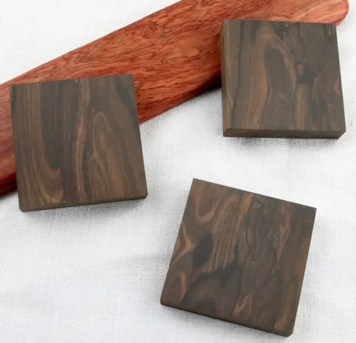 Longueur: 250mm largeur: 40mm épaisseur: 30mm Ziricote Ciricote Cordia Dodecandra bûches de bois bricolage