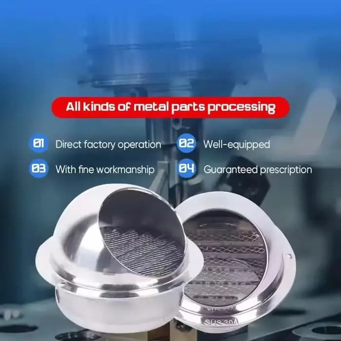 Couvercle de Grille d'échappement de Ventilation de conduit en acier inoxydable