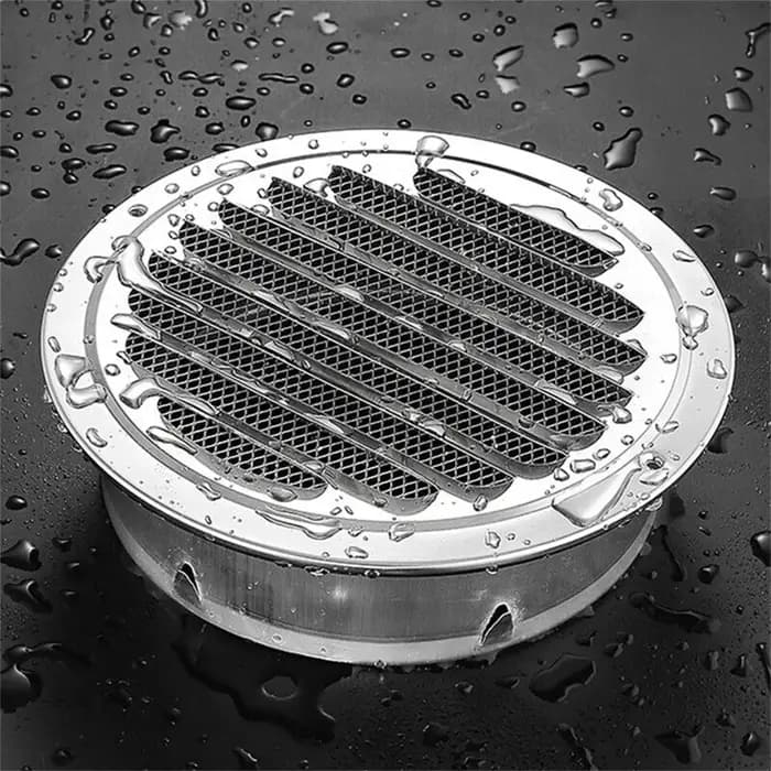 Grille d'aération 70-200mm en acier inoxydable